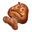 A Goomba-shaped pastry from Gold 'n Brown in Super Mario Party Jamboree.