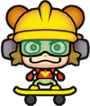 character select sprite of 9-Volt from WarioWare: Get It Together!