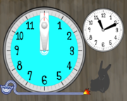Clock-Watcher in WarioWare: Smooth Moves.