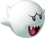 Artwork of a Boo in Mario Party 8. It has subsequently been used for Super Mario 3D Land.[1]