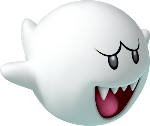Artwork of a Boo in Mario Party 8. It has subsequently been used for Super Mario 3D Land.[1]