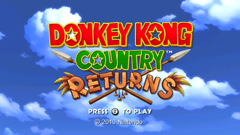 File:Donkey Kong Country Returns Title Screen.png
