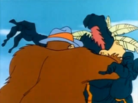 Screencap of the Captain N: The Game Master episode  "The Lost City of Kongoland".