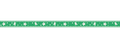 Green ribbon showing bells and Super Stars/Power Stars