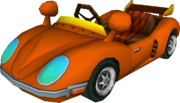 The model for Donkey Kong's Honeycoupe from Mario Kart Wii