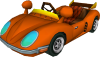 The model for Donkey Kong's Honeycoupe from Mario Kart Wii
