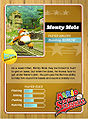 Mario Super Sluggers trading card (back)