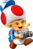 Toad (Tourist) from Mario Kart Tour