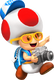 Toad (Tourist) from Mario Kart Tour