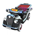 Slim tires (Mario Kart 7) on the Black Carriage