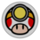 Captain Toad's emblem from Mario Kart Tour