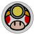 Captain Toad's emblem from Mario Kart Tour