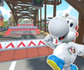The course icon of the T variant with White Yoshi