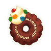 A sticker from Mario Kart World