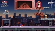 Screenshot of Twilight City Plus level 8-2+ from the Nintendo Switch version of Mario vs. Donkey Kong