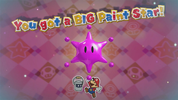 The purple Big Paint Star is collected