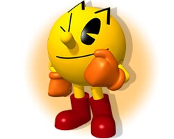 Artwork of Pac-Man from Mario Kart Arcade GP 2