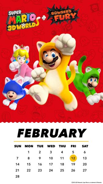 File:SM3DW BF My Nintendo February 2021 calendar smartphone.jpg
