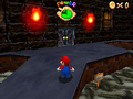 The starting area in the DS version