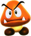 Artwork of a Grand Goomba from Super Mario Galaxy.