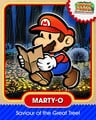 Mario as "Marty-o" in Chapter 2