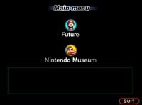 The main menu of Welcome To Nintendo World!