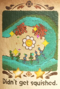 "Didn't get squished." discovery from Bafloonder Habitat in Yoshi and the Mysterious Book