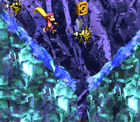 The O in Black Ice Battle (Donkey Kong Country 2)