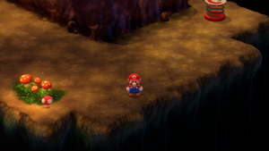 Sixth Mushroom/Amanita in Forest Maze of Super Mario RPG.