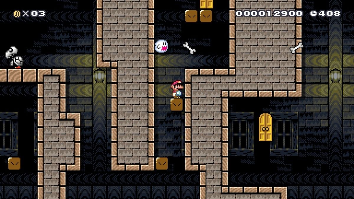 Evolution of Ghost Houses in Super Mario Games (1990-2021) 