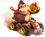 Artwork of Donkey Kong from Mario Kart World