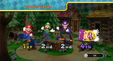 Wario loses the Logger Heads minigame
