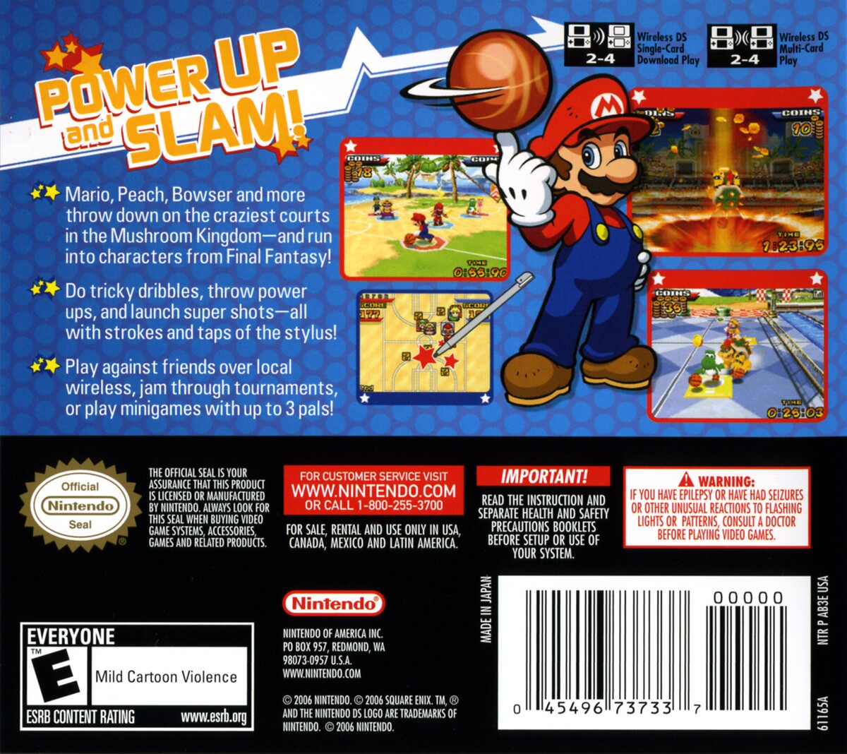 File:MarioHoopsBackAmerica.jpg - Super Mario Wiki, the Mario encyclopedia