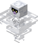 Minecraft asset. Possible intended appearance of the Breeze, including the overlay texture "breeze_eyes". It better resembles better the Mario enemy that is supposed to be.