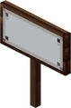 Dark Oak Sign