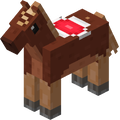 Chestnut Horse (Super Mario Mash-up, saddled)