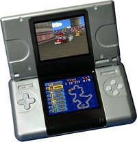 Prototype model of the Nintendo DS, shown at E3 2004