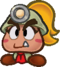 Goombella's idle sprite from Paper Mario: The Thousand-Year Door