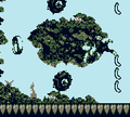 Donkey Kong encounters two Mincers near a Kong Token