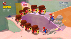 Screenshot of Super Mario 3D World.