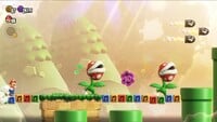 The third 10-flower coin in The Semifinal Test Piranha Plant Reprise in Super Mario Bros. Wonder