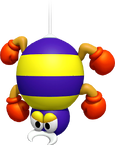 In-game artwork of a Scuttlebug from Super Mario Run