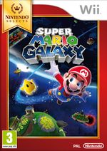 European package of Nintendo Selects: Super Mario Galaxy.