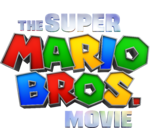 English/International logo for The Super Mario Bros. Movie, with transparent background and Nintendo+Illumination logos.