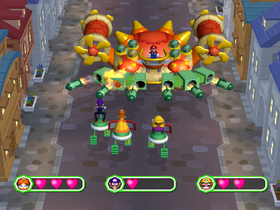 An assault in Verbal Assault from Mario Party 6.