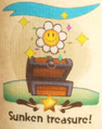 "Sunken treasure!" discovery from Snurfboard Habitat in Yoshi and the Mysterious Book