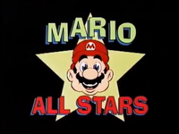 Title card for Mario All Stars