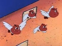Four Para-Goombas, from The Adventures of Super Mario Bros. 3
