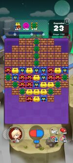 Stage 1150 from Dr. Mario World