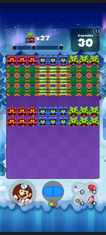 Stage 361 from Dr. Mario World
